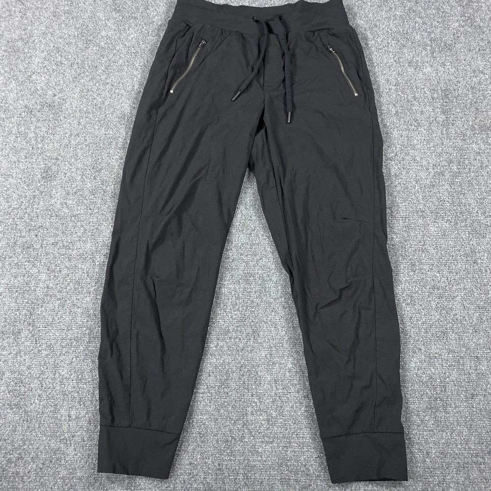 Athleta Trekkie North Jogger Womens 6‎ Black Nylon Stretch Drawstring Active